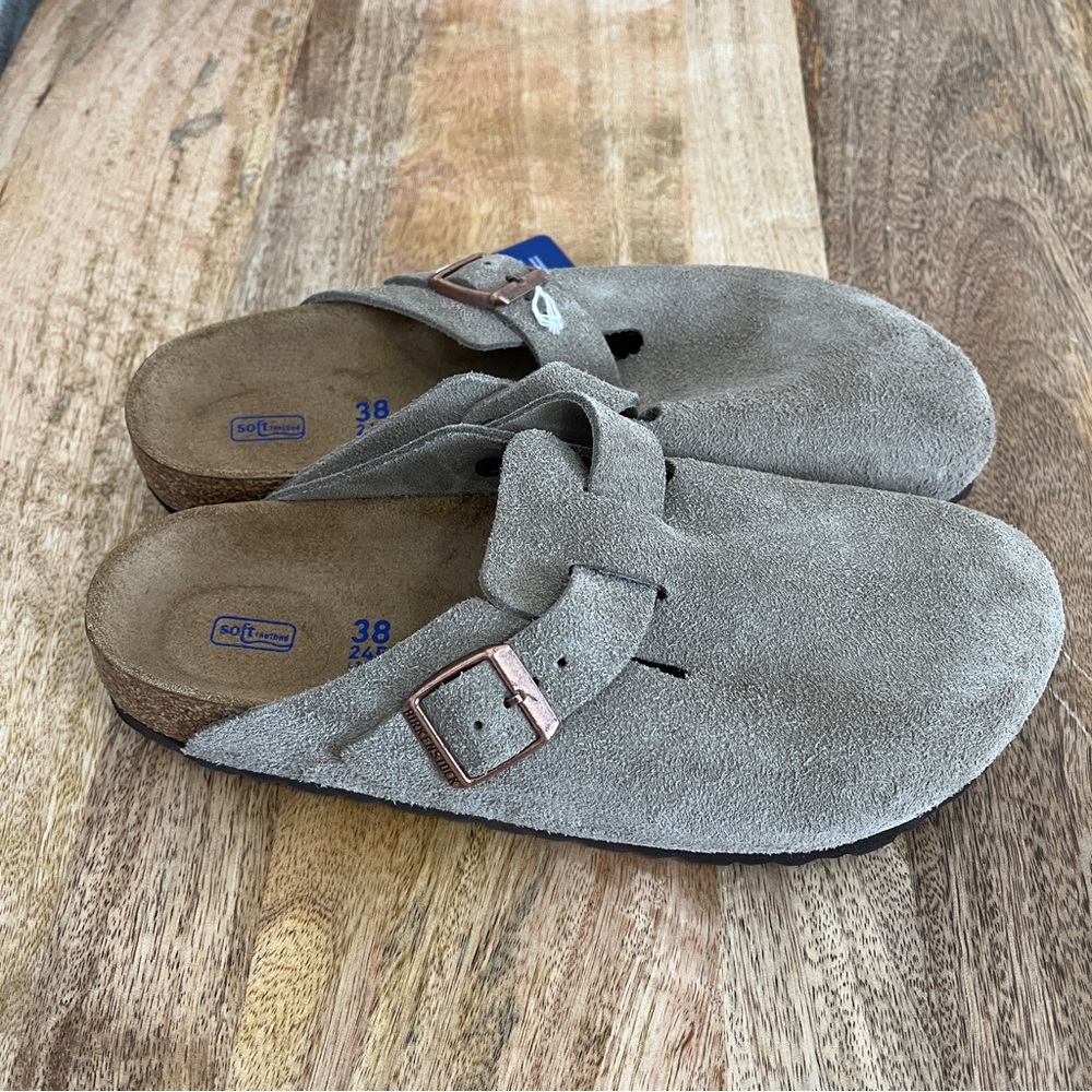 Birkenstock Bostons Taupe
